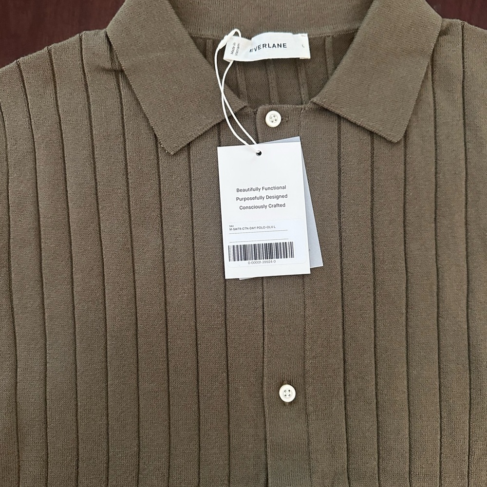 Everlane Men's No-Swear Button Down Polo